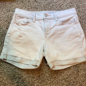 Girls Light Washed Jean Shorts